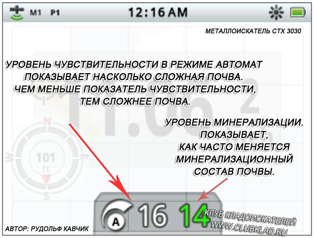 Как определить уровень минерализации на металлоискателе СТХ 3030 Minelab Как определить уровень минерализации на металлоискателе СТХ 3030 Minelab