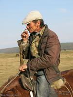 Пастух Сеня из деревни Сайгуты. 10 апреля 2014 года
