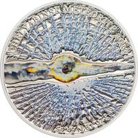 серебряная монета из челябинского метеорита Чебаркуль